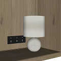 New Chinese Style Table Lamp Fabric Table Lamp Decorative Table Lamp 3d model