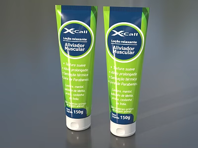 Xcall Latex Disposable All Veterinarian Gloves for Daily Cleaning 150g Tube 3d model