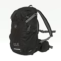 Black Jack Wolfskin Backpack With Adjustable Straps Functional Zippers And Durable Design Details 3d model