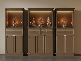 New Chinese Buddhist Cabinet 3d model