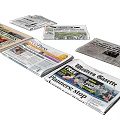 Various Newspapers Collection Featuring Financial Times Free Press And Western Star Headlines