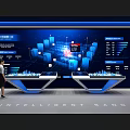 Intelligent Commercial Equipment Featuring Digital Display And Data Visualization Console Interface