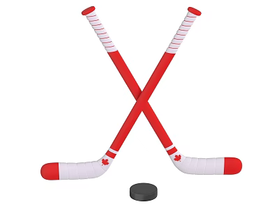 hockey stick 3d model