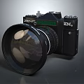 ZENT SRH1 Black Camera With Large Lens And Green Screen Control Buttons