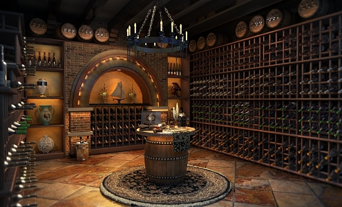 Industrial LOFT wine cellar 3d model