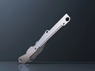 Smart Machine High Precision Metal Component With Multiple Holes And Engraved Structure 3d model