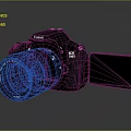 Professional Canon EOS Digital Camera Featuring Tamron Lens And Battery Grip Accessory
