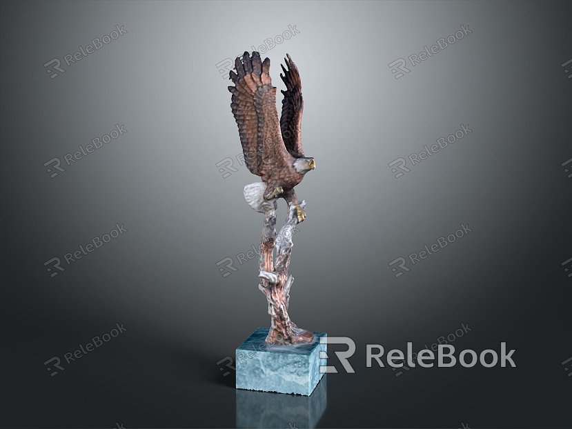 Eagle Large Eagle Owl Raptor Falcon Bird Bird Bird Animal Game Animal model