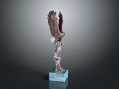 Eagle Large Eagle Owl Raptor Falcon Bird Animal Game Animal 3d model