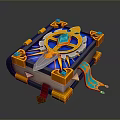 Magic Book Cartoon Book Summoning Book Ancient Book Magic Summoning Book Animation Book 3d model