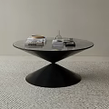 Round coffee table 3d model
