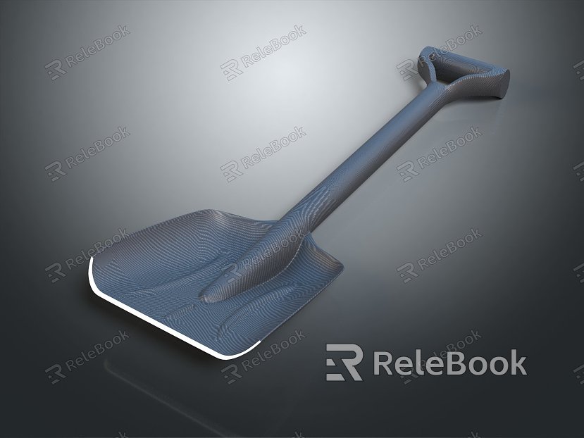 Modern spade shovel pointed spade model