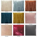 Colorful Velvet Decorative Throw Pillows With Linear Patterns In Assorted Hues