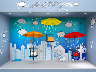 Modern Window 3d model