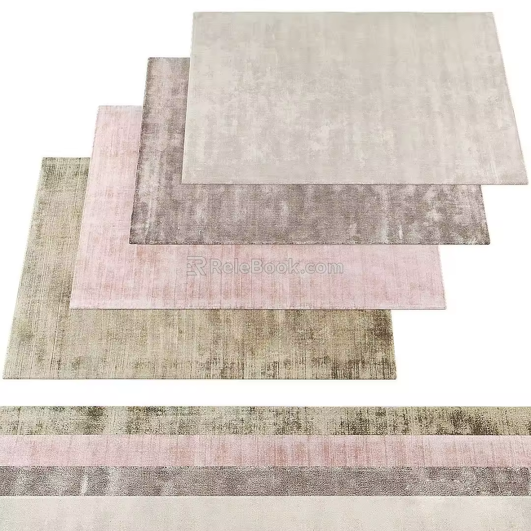 Square carpet 3d model