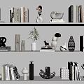 Modern ornaments combination 3d model