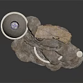 Space Exploration Habitat Module With Circular Compartments And Platform Design