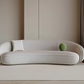 curved sofa 3d model