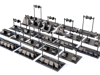 Pipe support support 3d model