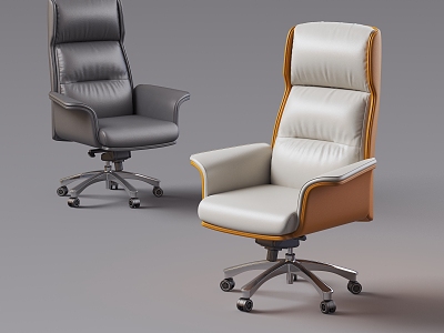 Modern Soft Bag Boss Chair Fashion Office Chair Leather Chair New Office Chair Boss Chair 3d model