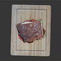 Crunchy Chicken Sandwich With Rustic Bread Tomato Slices Cucumber And Lettuce On Wooden Board