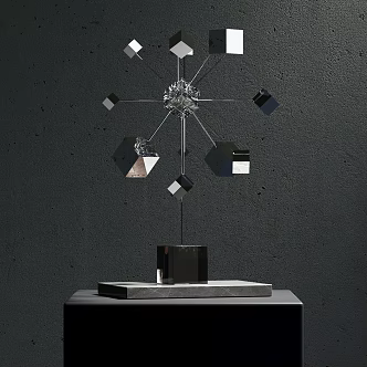 Modern ornaments furnishings decoration 3d model