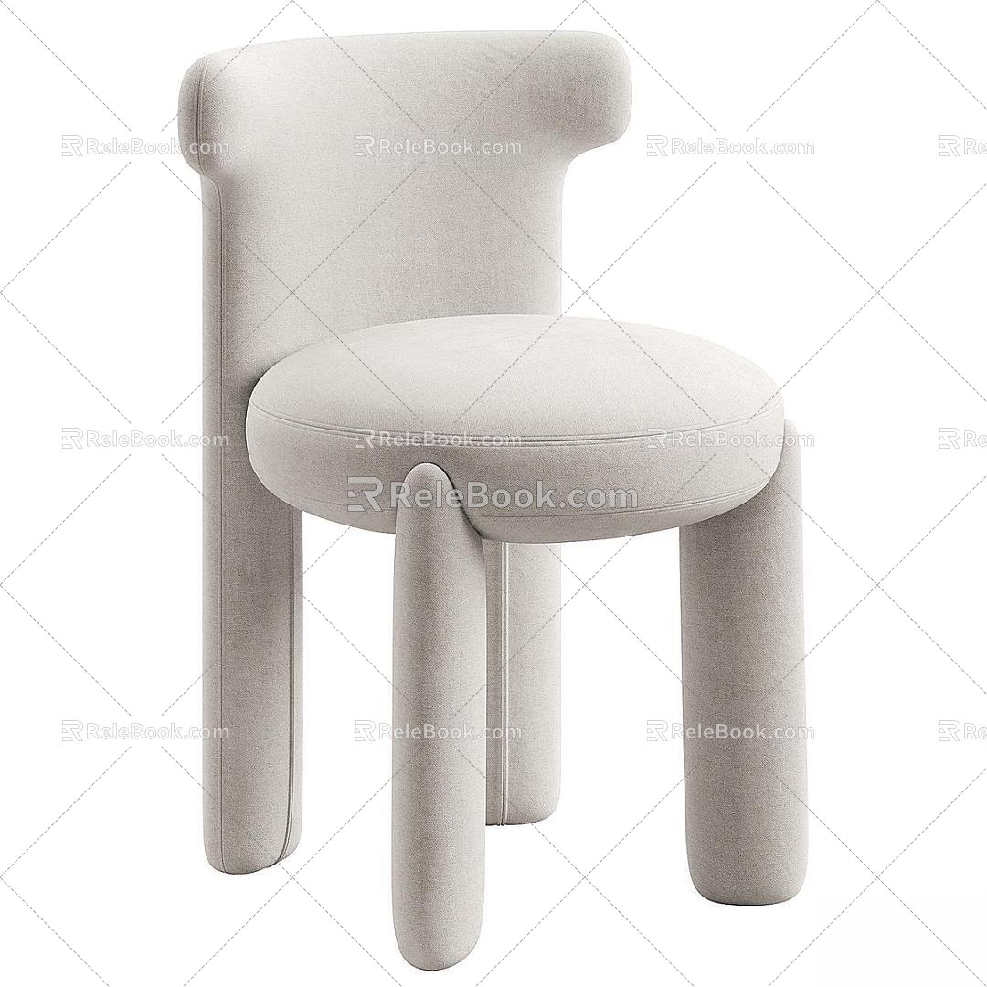 Lounge Chair Dining Chair 3d model