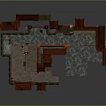 Traditional Chinese Architecture Design With Red Roof White Walls And Courtyard Layout