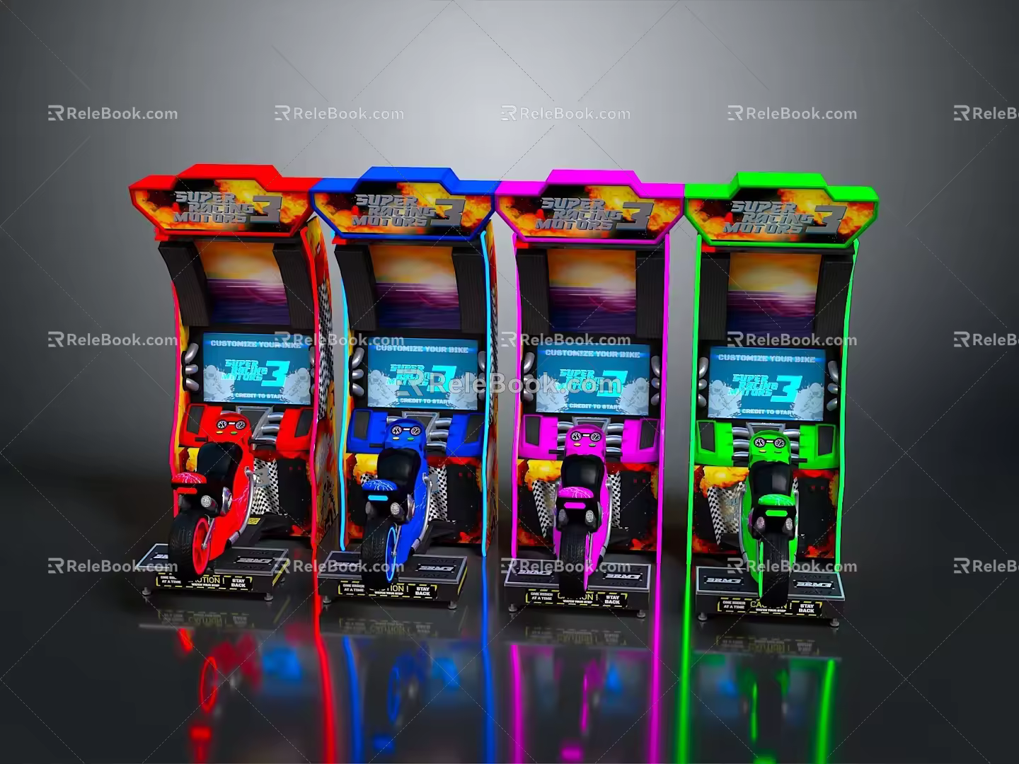 Game machine large game machine coin-operated game machine arcade digital accessories electronic accessories consumables 3d model