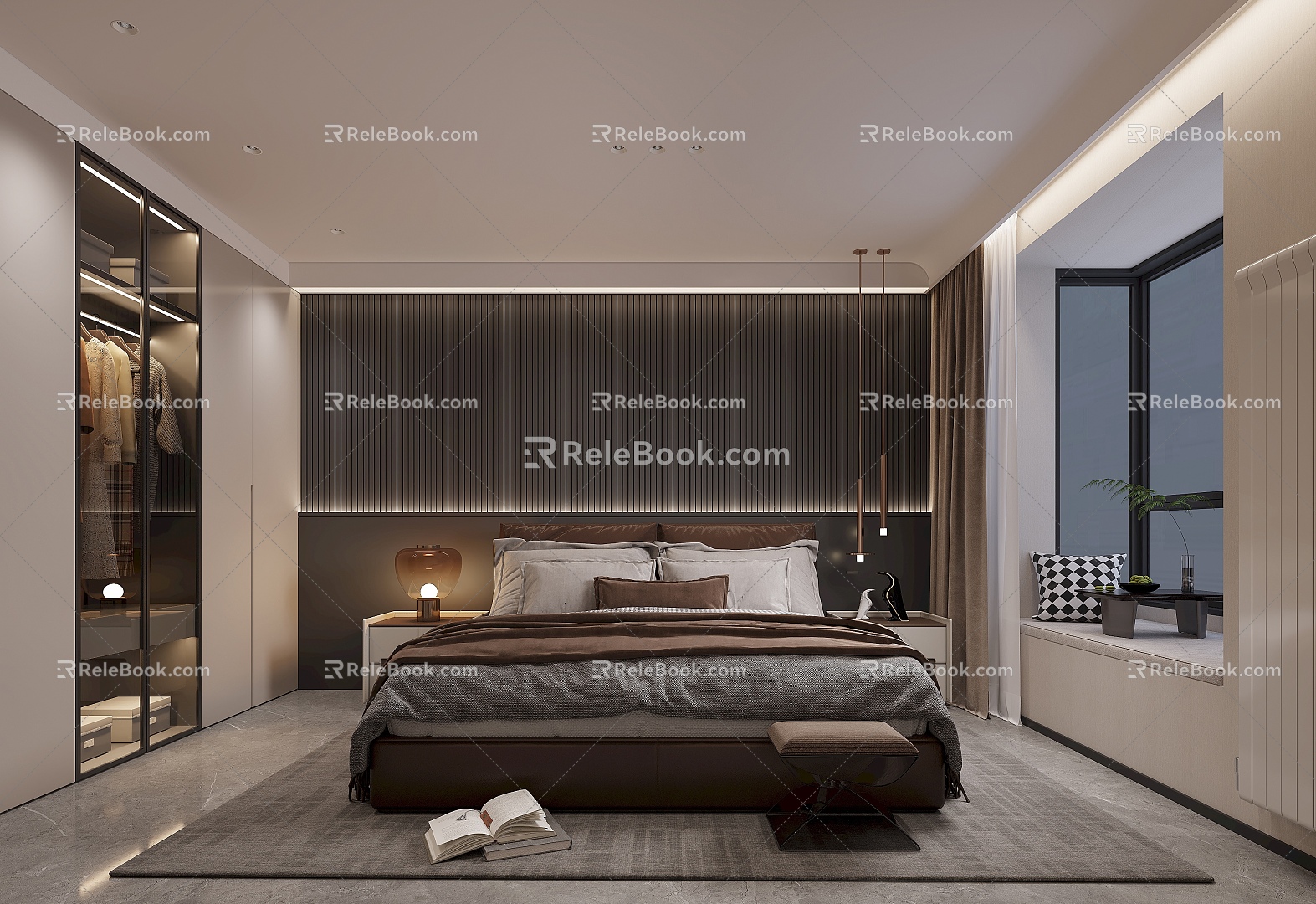 Modern Bedroom 3d model