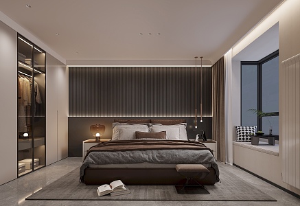 Modern Bedroom 3d model