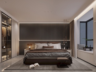 Modern Bedroom 3d model