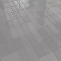 Gray Square Floor Tiles for Modern Interior with Smooth Surface and Grid Layout Design 3d model