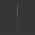 Traditional Wooden Fishing Rod With Red Float Line And Reel