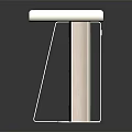 Modern Tables Featuring Light Top White Metal Legs Crossed And Square Base On Dark Background