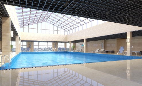 Swimming pool 3d model