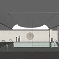 Modern Swimming Pool 3d model