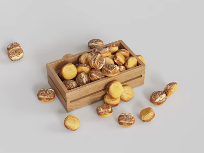 Bread Combination Bread Decoration Bread Props Bakery Cake Shop Bread Display 3d model