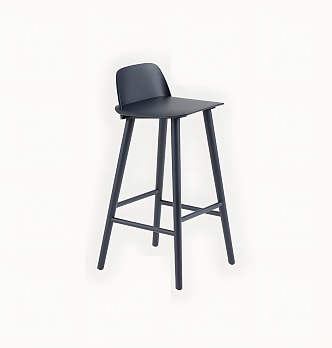 Modern Bar Chair Cafe Bar Chair 3d model