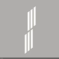 Elegant Modern Wall Lamp With Sleek Linear Design And Brushed Gold Metal Finish