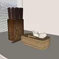 Tissue Box Chopsticks 3d model