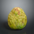 Fresh Custard Apple With Green Yellow Textured Skin And Exotic Look