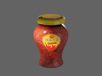 chili sauce 3d model