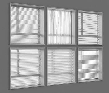 venetian blinds dream curtain 3d model