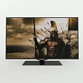 Samsung Television Displaying Historical Drama Characters In Ancient Costumes with Clear Image Quality