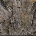 Natural Cave Interior With Rocky Formations Rough Rock Walls And Uneven Ground