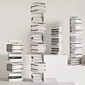 Modern Bookshelf 3d model