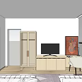 Hotel Guest Room With Two Double Beds Bedside Tables Lamps Framed Pictures Bench And Rug