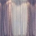 Soft Purple Curtains With Sheer Layers And Pleated Design For Elegant Light