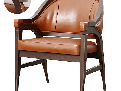 Light Luxury Dining Chair Leisure Chair Armchair model